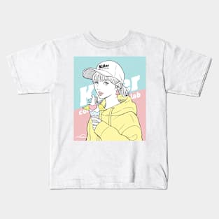 Ice Cream Girl Kids T-Shirt